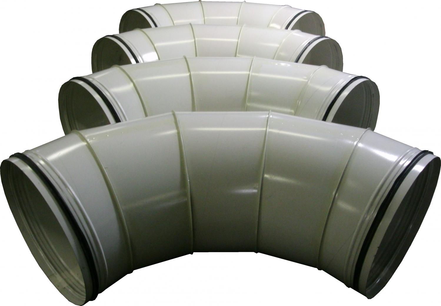 PCD Coated Spiral Ductwork